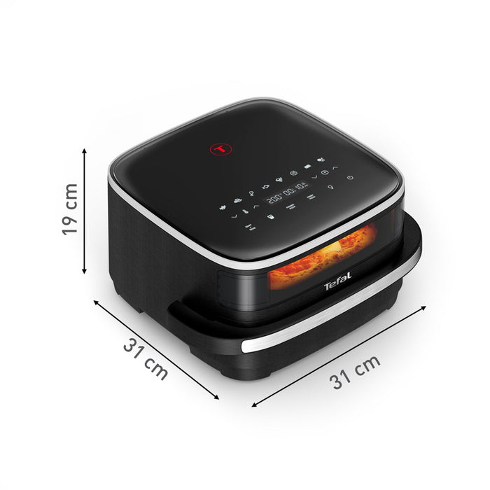 Фритюрник Tefal Easy Fry XL Surface FW4018E0, единичен, самостоятелен, 2200 W, фритюрник с горещ въздух, черен