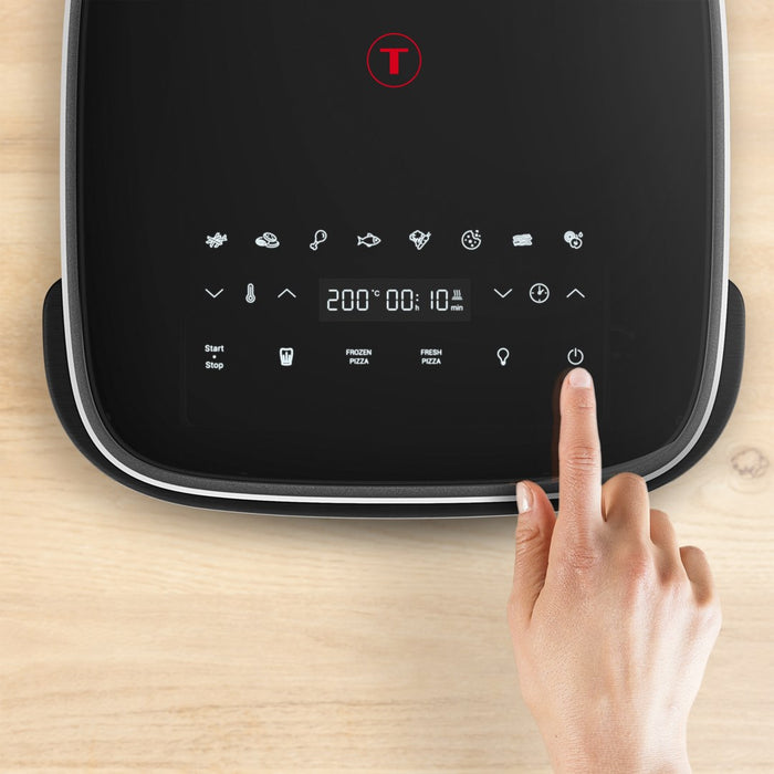 Фритюрник Tefal Easy Fry XL Surface FW4018E0, единичен, самостоятелен, 2200 W, фритюрник с горещ въздух, черен