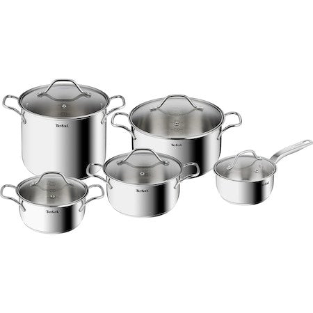 Комплект тигани/тенджери Tefal Intuition B864SA74, 10 броя