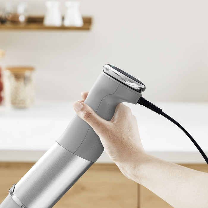 Tefal Quickchef+ HB673B30 блендер Потопяем блендер 1000 W Сив, Неръждаема стомана