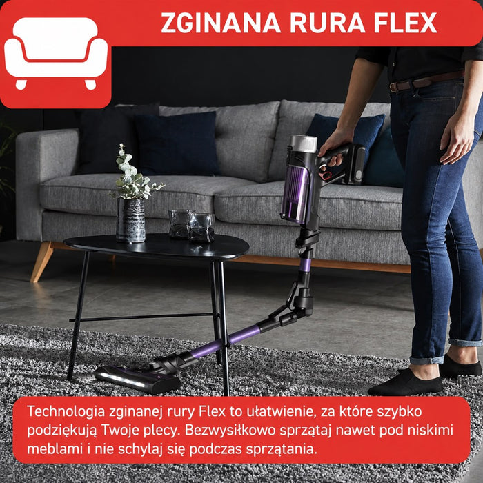 Безжична прахосмукачка TEFAL X-Force Flex 9.60, 100 AW, 45 мин
