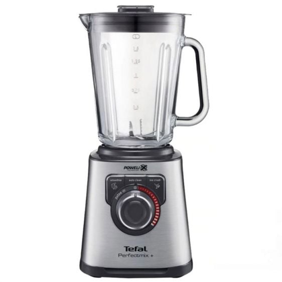 Blender, Tefal BL811D38, Mastermix Premium Blender, 1200 W, Thermo jug of impact glass, Total capacity: 2l, Speed ​​control button, 6 removable blades