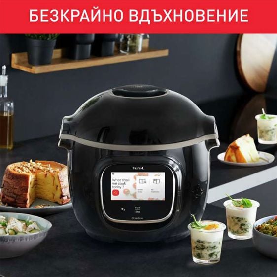Мултикукър под налягане TEFAL Cook4me touch CY9128, Wifi