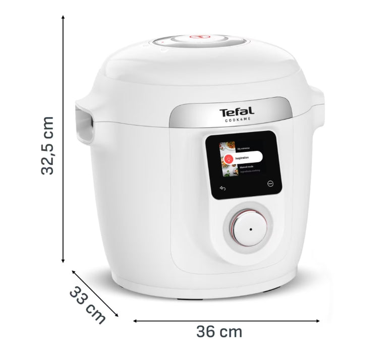 Мултикукър Tefal CY9621F2 EPC COOK4ME 10IN1 W/O GRID WHT