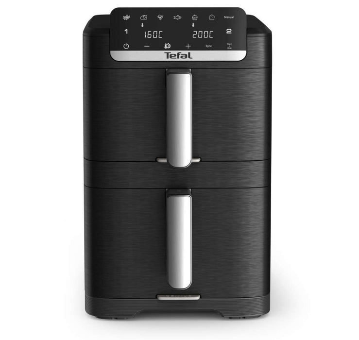 Tefal EY7568E0 Crispy Stack Af Genius+Acc Черен
