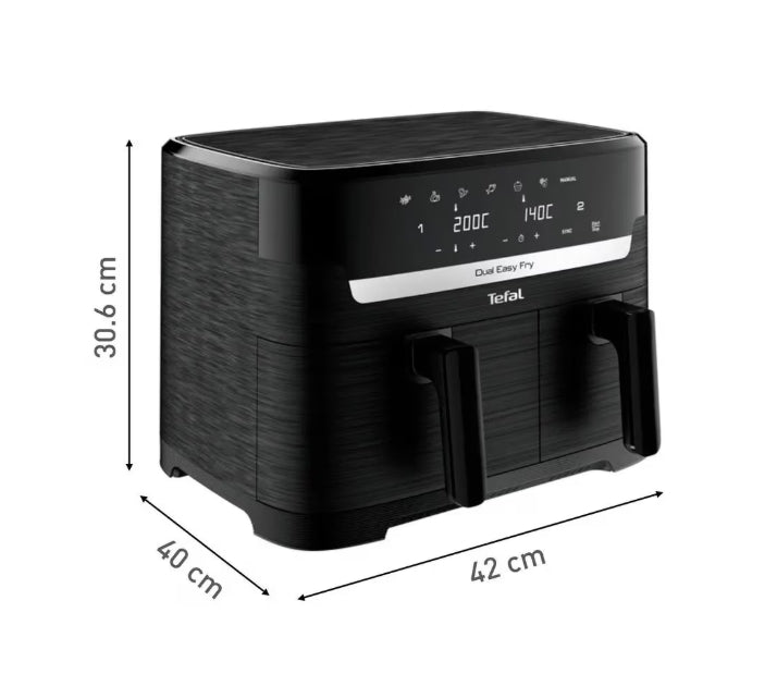 Tefal EY901N10 Двойна пържена машина Easy Fry Essential Blk