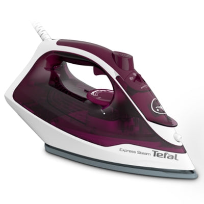 Iron, Tefal FV2835E0, Express Steam, purple, 2400W, 35g/min, shot 160g/min, AD, water tank 270 ml, Ceramic soleplate