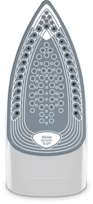 Iron, Tefal FV2835E0, Express Steam, purple, 2400W, 35g/min, shot 160g/min, AD, water tank 270 ml, Ceramic soleplate
