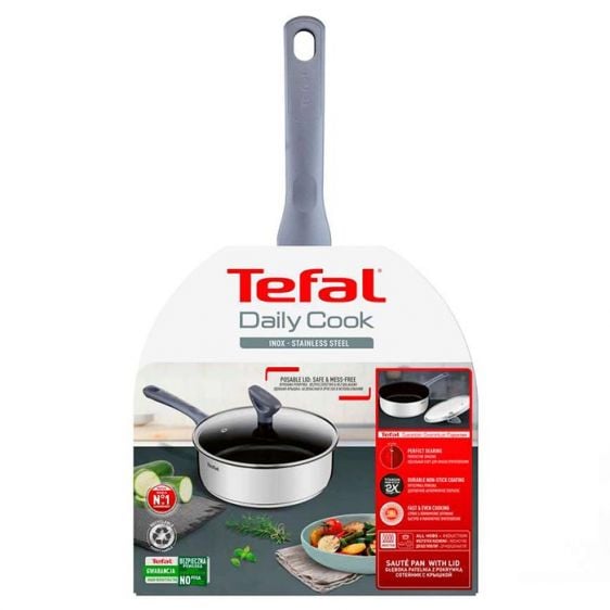 Тиган TEFAL Daily Cook 24 см + капак G7303255