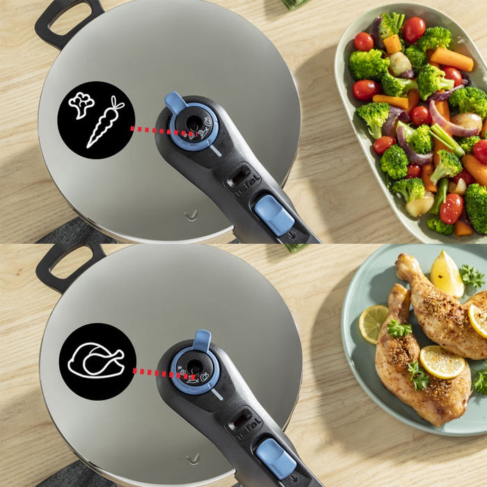 Тенджера под налягане Tefal P2584401 8L