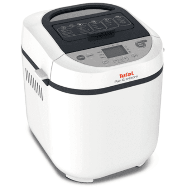 Bread maker, Tefal PF250135, Pain &amp; Tresors 1KG BLC/GRI, 20 automatic programs, 610-700 W, white
