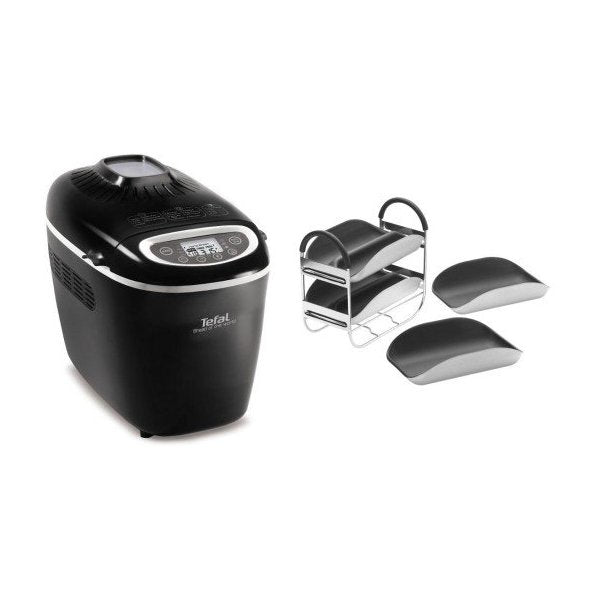Bread maker, Tefal PF611838, Bread Maker, 1600W, Load 750/1000/1500 g, 19 Programs, 3 Levels of firing, black