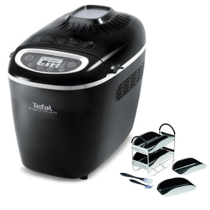 Bread maker, Tefal PF611838, Bread Maker, 1600W, Load 750/1000/1500 g, 19 Programs, 3 Levels of firing, black