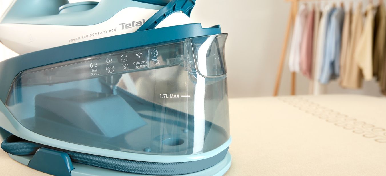 Парогенератор Tefal - Power Pro Compact 200 SV6212E0, 2400W, 1.7 l, син
