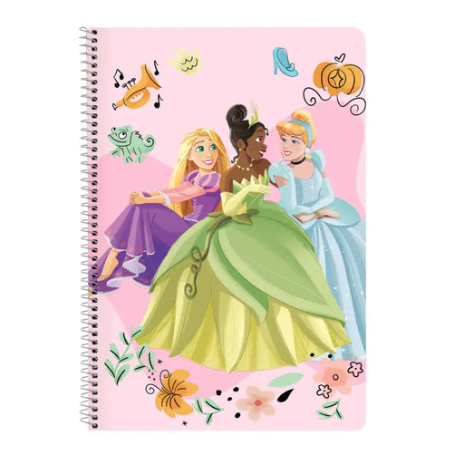 Тефтер Disney Princess Magical Бежов Розов A4 80 Листи