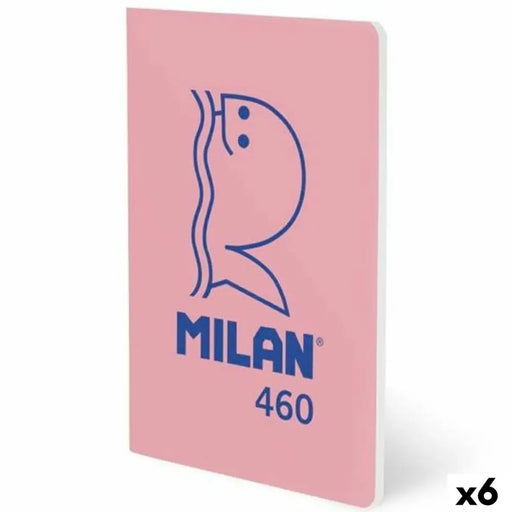 Тефтер Milan Розов A5 24 Листи (6 броя)