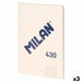 Тефтер Milan SERIE 1918 Бежов A4 48 Листи (3 броя)