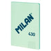 Тефтер Milan SERIE 1918 Зелен A4 48 Листи (3 броя)
