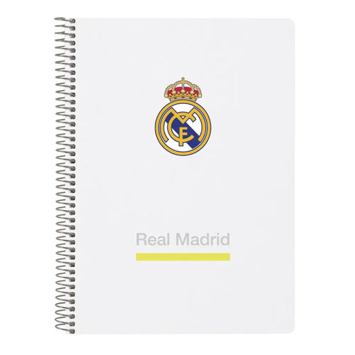 Тефтер Real Madrid C.F. Бял A5 80 Листи