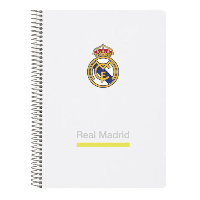 Тефтер Real Madrid C.F. Бял A5 80 Листи