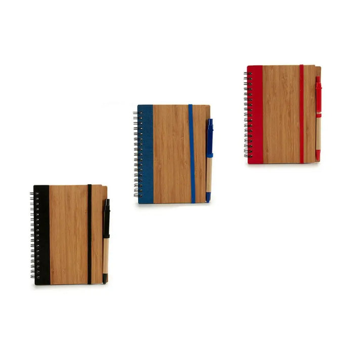 Тефтер със Спирала и Химикал Pincello 1 x 16 x 12 cm Бамбук