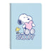 Тефтер Snoopy Love Син A4 80 Листи