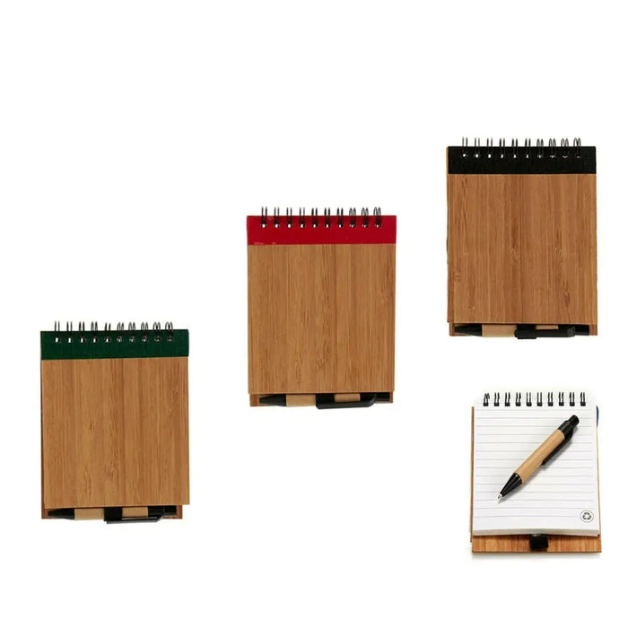 Тефтер със Спирала и Химикал Pincello 1 x 10 x 13 cm Бамбук