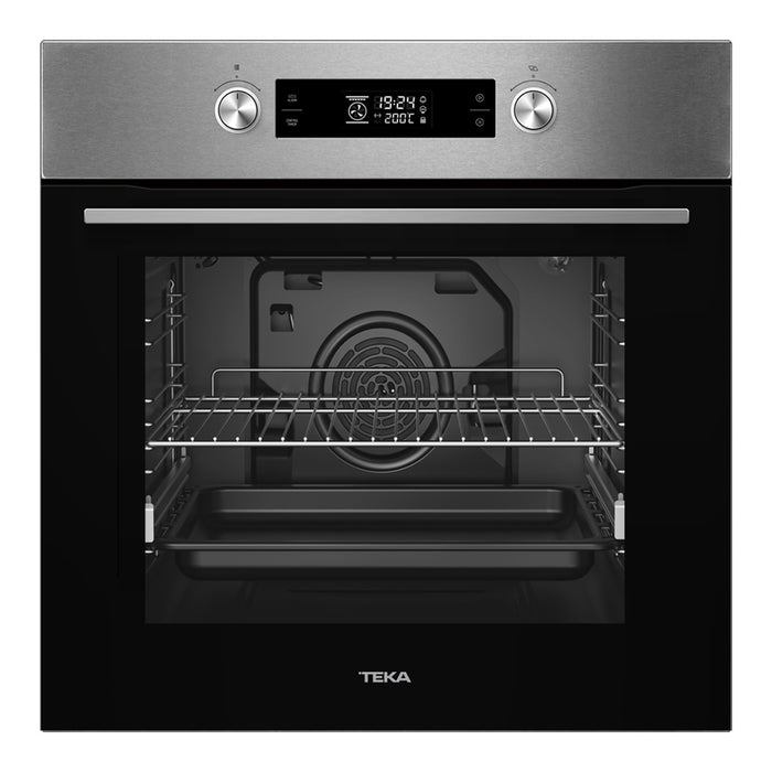 Фурнa за вграждане TEKA HCB 6370 P SS 70, А+, ТЕЛЕСКОПИЧНА СИСТЕМА, ПИРОЛИТИЧНО ПОЧИСТВАНЕ