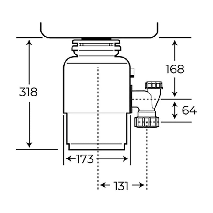 КУХНЕНСКА МЕЛНИЦА ЗА ОТПАДЪЦИ TEKA TR 550 380W