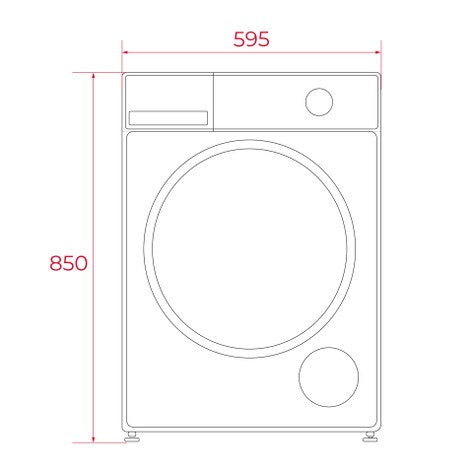 Пералня Teka WM 20841 W PL 8 кг 1400 об/мин Бяла, Черна