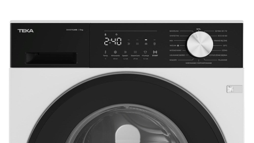 Пералня Teka WM 20841 W PL 8 кг 1400 об/мин Бяла, Черна