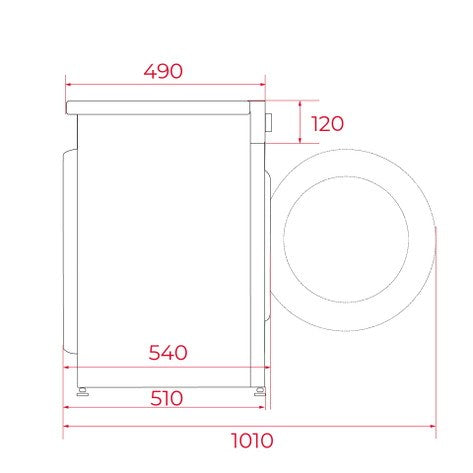 Пералня Teka WM 20841 W PL 8 кг 1400 об/мин Бяла, Черна