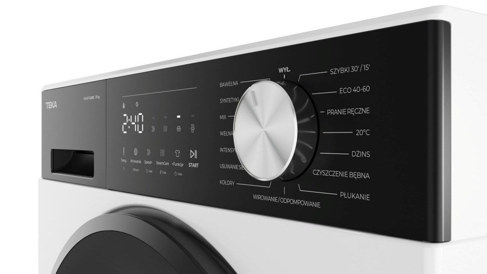 Пералня Teka WM 20841 W PL 8 кг 1400 об/мин Бяла, Черна