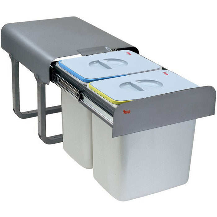 Teka ECO EASY 45 30 л 2 кош(и) Поцинкована стомана Сив