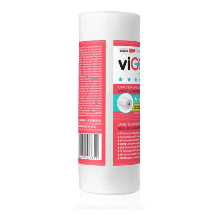 ТЕКСТИЛНА КЪРПА НА РОЛКА БЯЛА 50 БР. PREMIUM VIGO