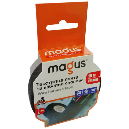 ТЕКСТИЛНА ЛЕНТА ЗА КАБЕЛНИ СНОПОВЕ 10 M/19 MM MAGUS
