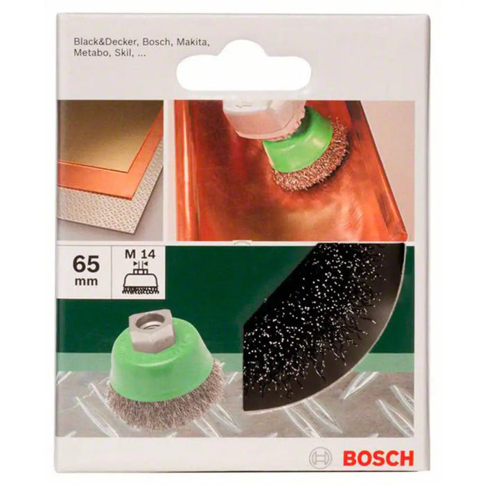 ТЕЛЕНА ЧЕТКА ЗА ЪГЛОШЛАЙФ BOSCH 65 мм