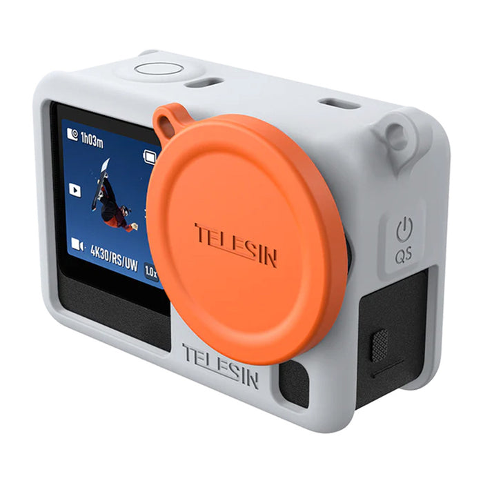 Силиконов защитен калъф Telesin за DJI Osmo Action 6 (сив)