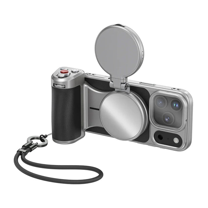 Master Grip Mount за iPhone 17 Pro Max – Комплект „всичко в едно“ със светлина и UV филтър