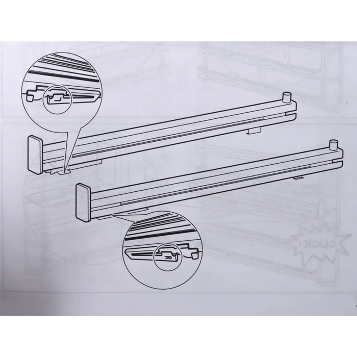 Телескопични пързалки 2 нива ELECTROLUX TR2LV