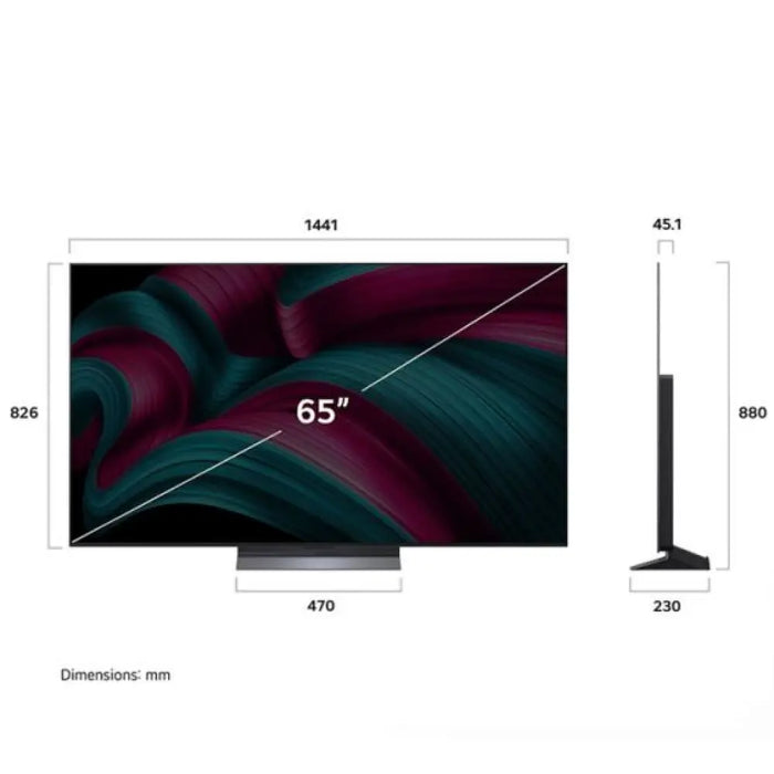Телевизор LG OLED65C52LA 65’’ OLED evo AI C5 4K Ultra HD