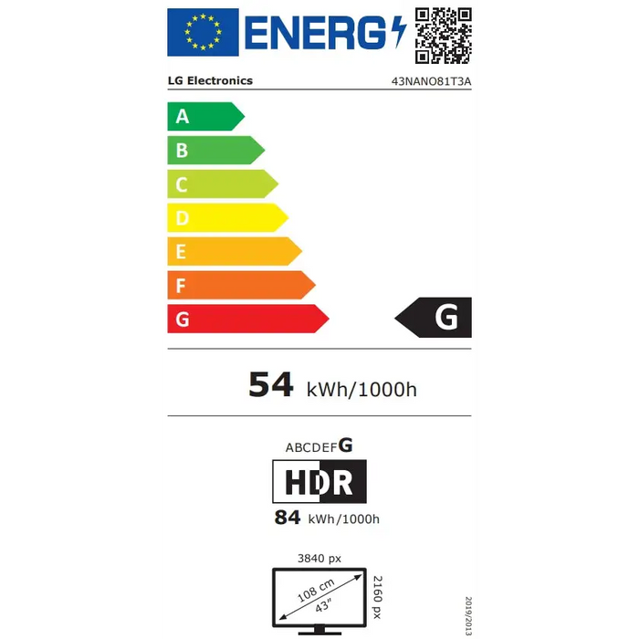 Телевизор LG 43NANO81T3A 43’ 4K HDR Smart Nano