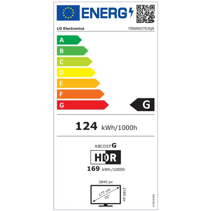 Телевизор LG 70NANO763QA 70’ 4K IPS HDR Smart