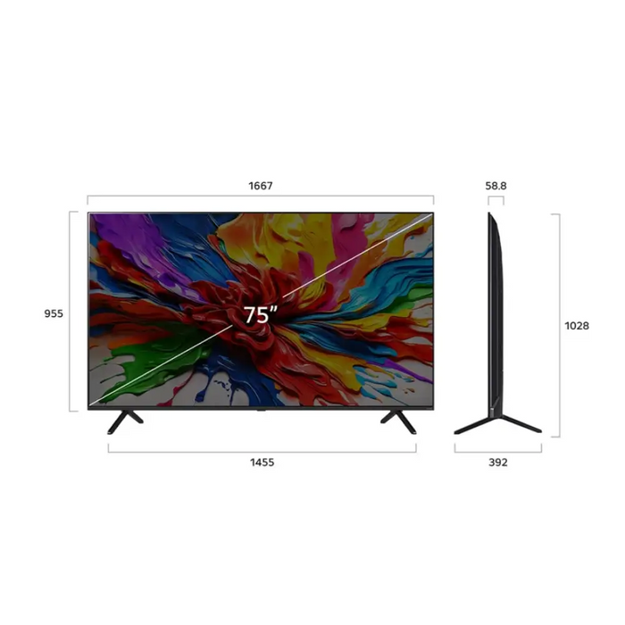 Телевизор LG 75QNED92A6A 75’’(189 см) 4K Ultra QNED evo AI