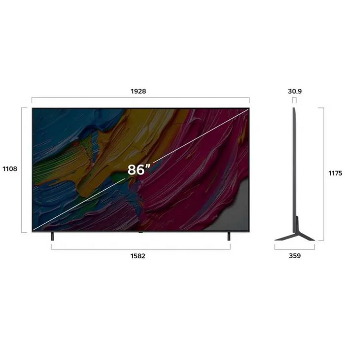 Телевизор LG LED 86QNED80A3A