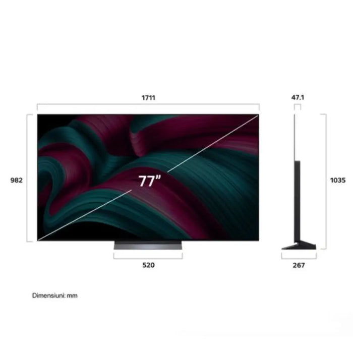 Телевизор LG OLED77C52LA 77’’(195 см) OLED evo AI C5 4K