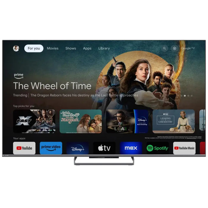 Телевизор METZ 55MQE8000Z 55’’(139 см) QLED UHD Google TV