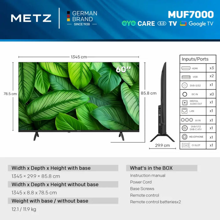 Телевизор Metz 60MUF7000Z
