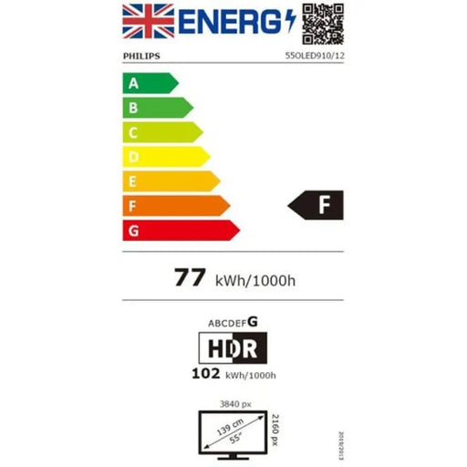 Телевизор PHILIPS 55OLED910/12 55’’(139 см) OLED+ 4K