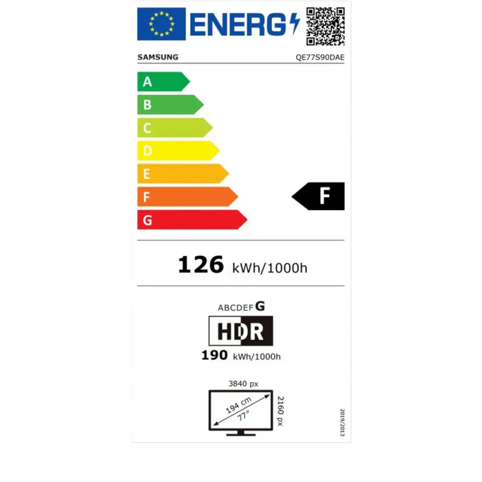 Телевизор SAMSUNG QE77S90DAEXXH 77’’ OLED 4K Ultra HD